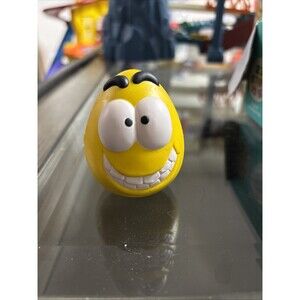 Yellow Peanut M&M 4in Squeeze Relief Stress Ball - Overture Custom Branding